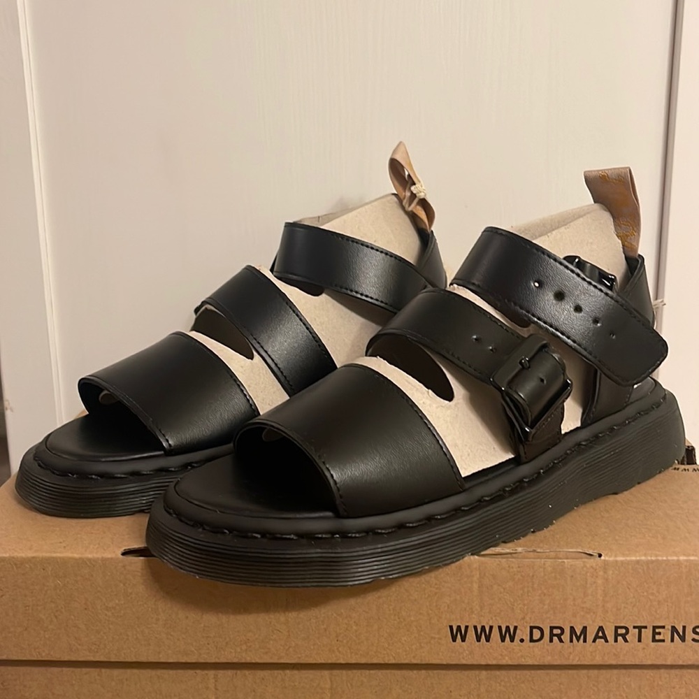 Dr. Martens Vegan Gryphon Gladiator Sandals - Size 9